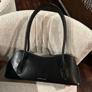 BCBGeneration Sleek Black Shoulder Bag